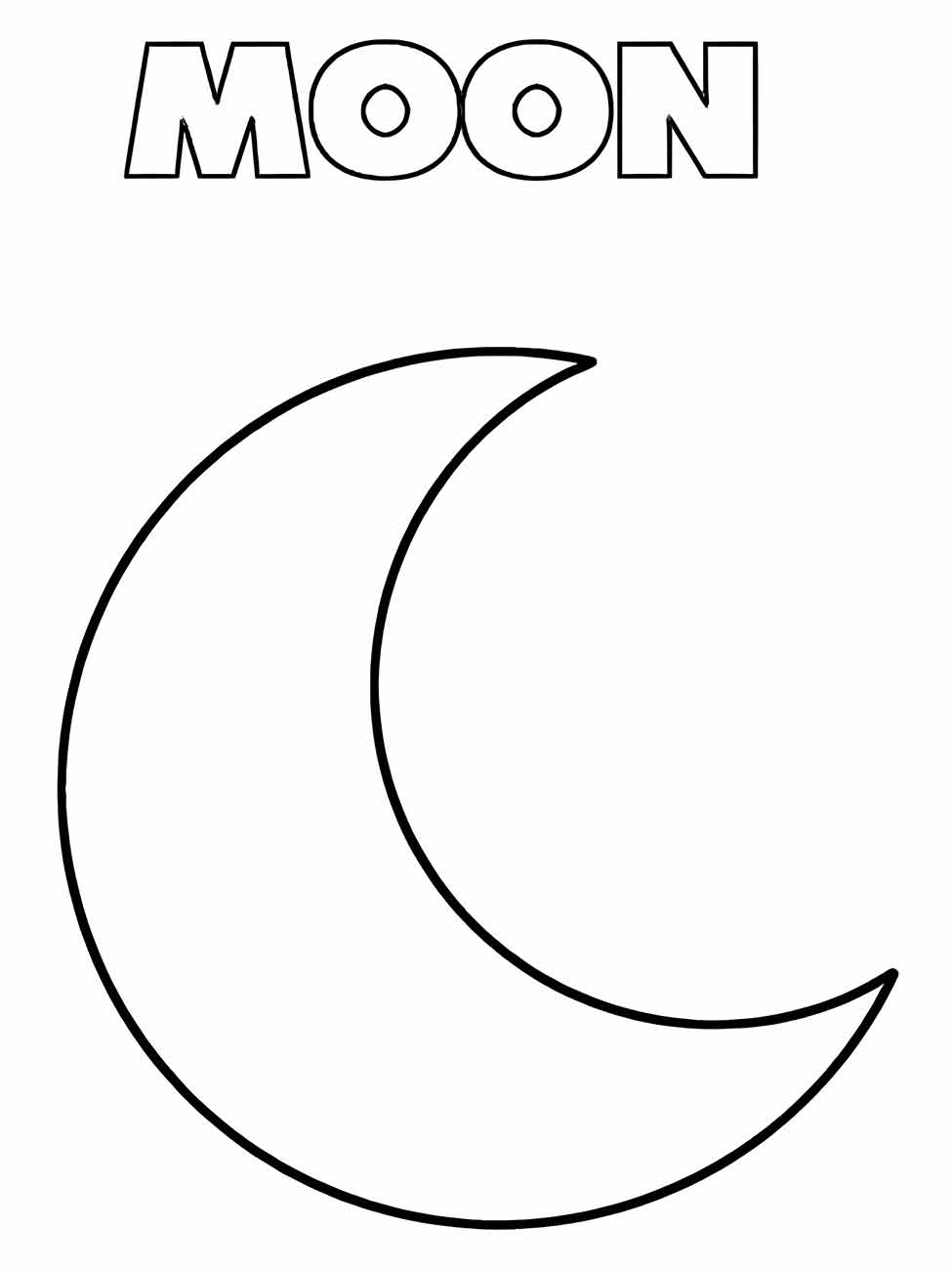 Moon coloring page (30)