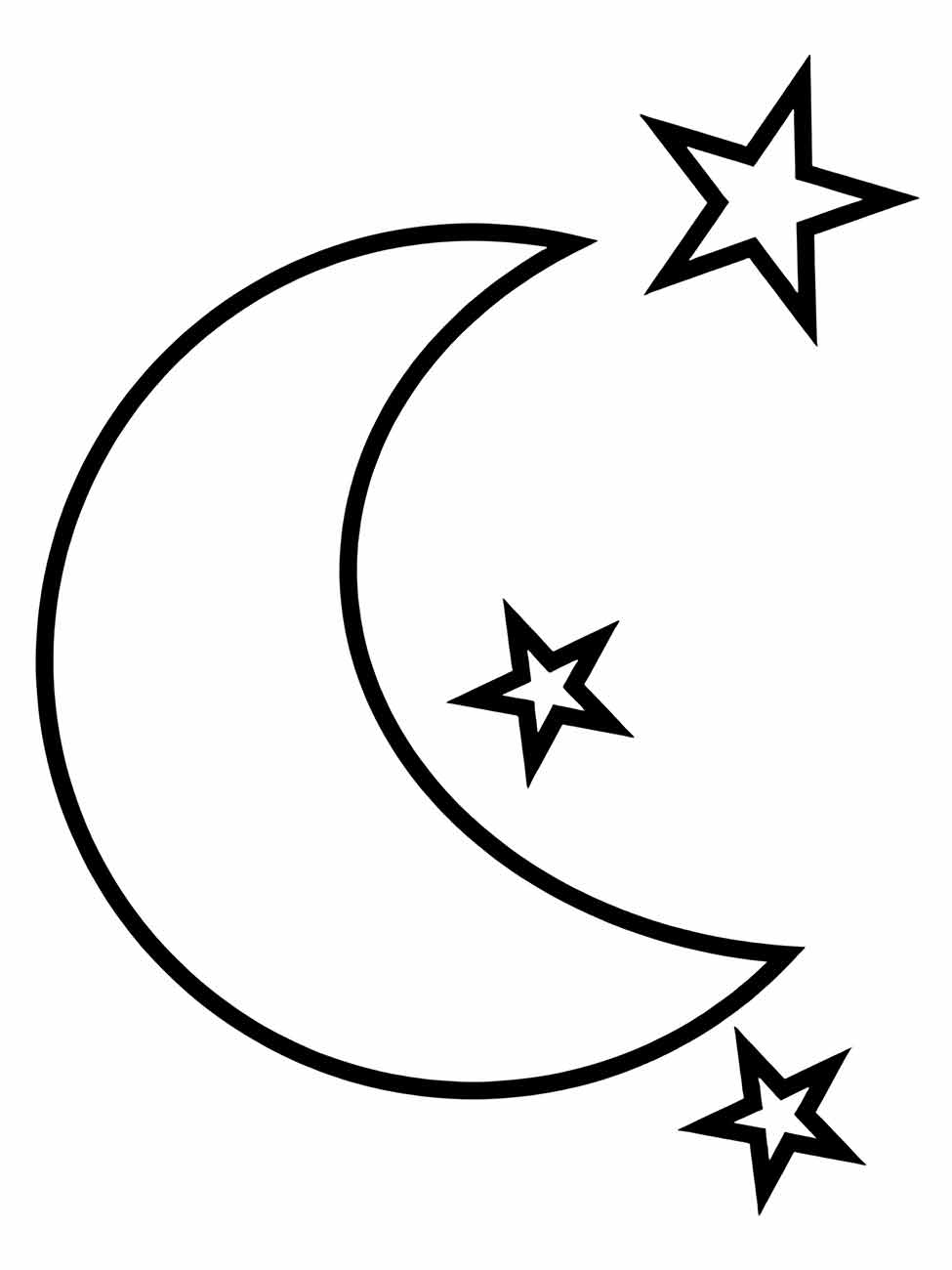 Moon coloring page (32)