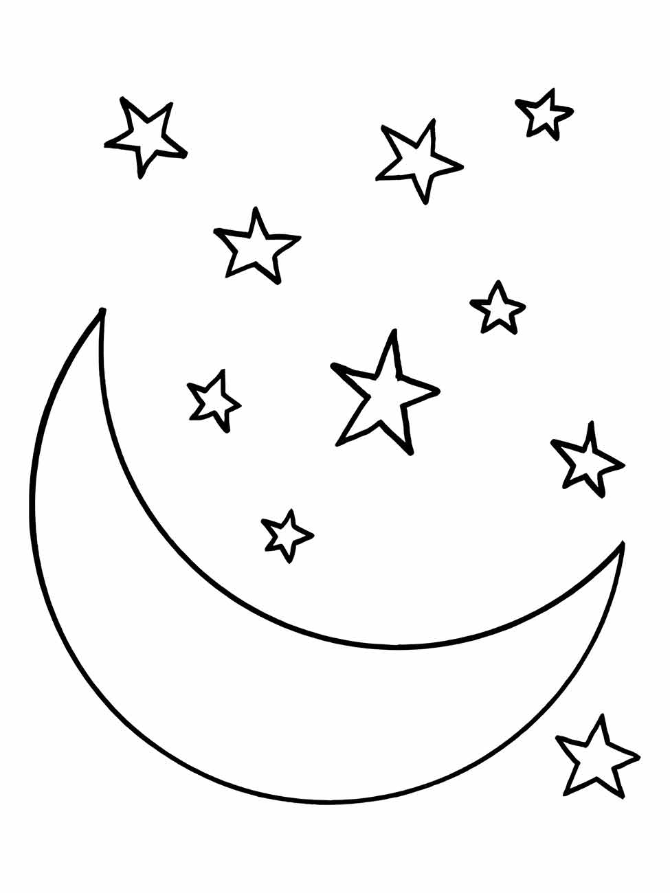 Moon coloring page (33)