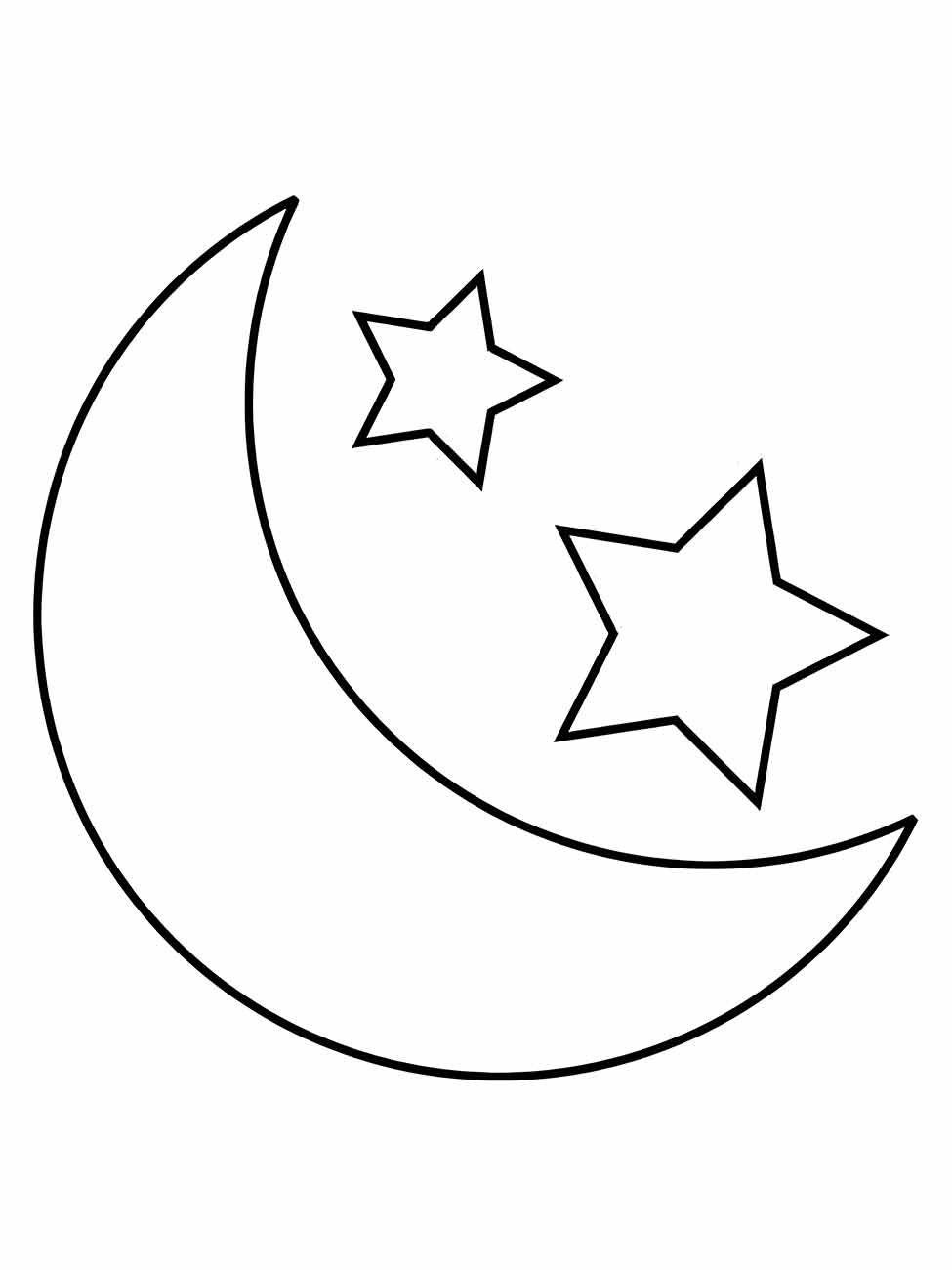 Moon coloring page (34)