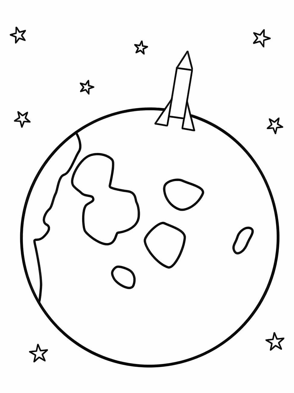 Moon coloring page (36)