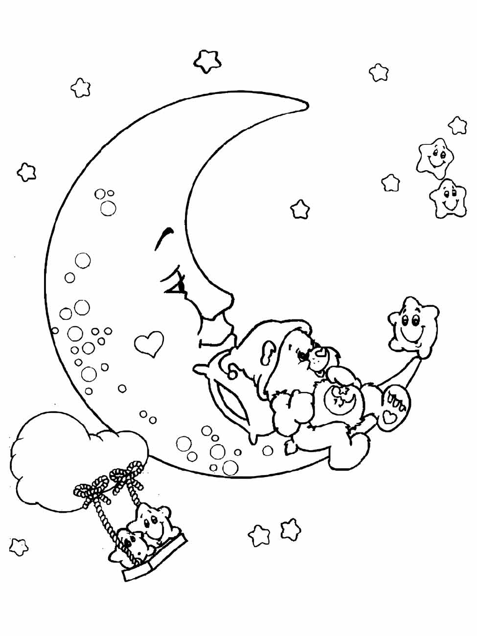 Moon coloring page (7)