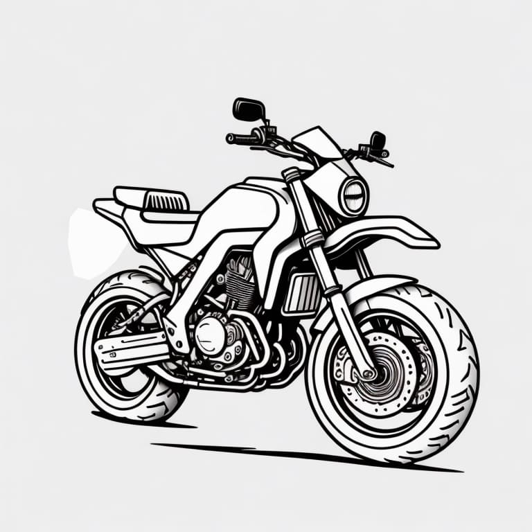 Motorcycles coloring page (15)