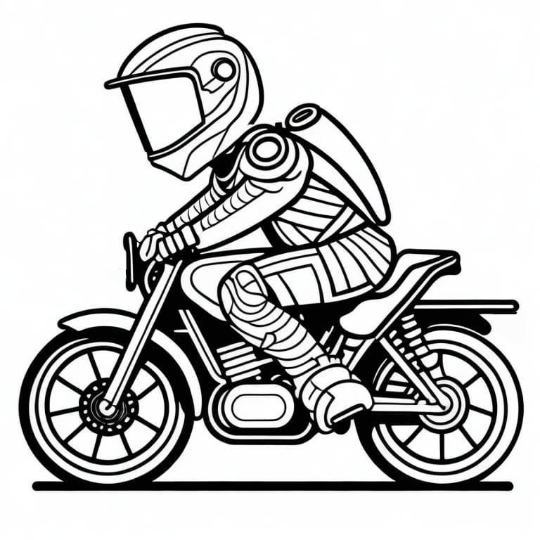 Motorcycles coloring page (21)