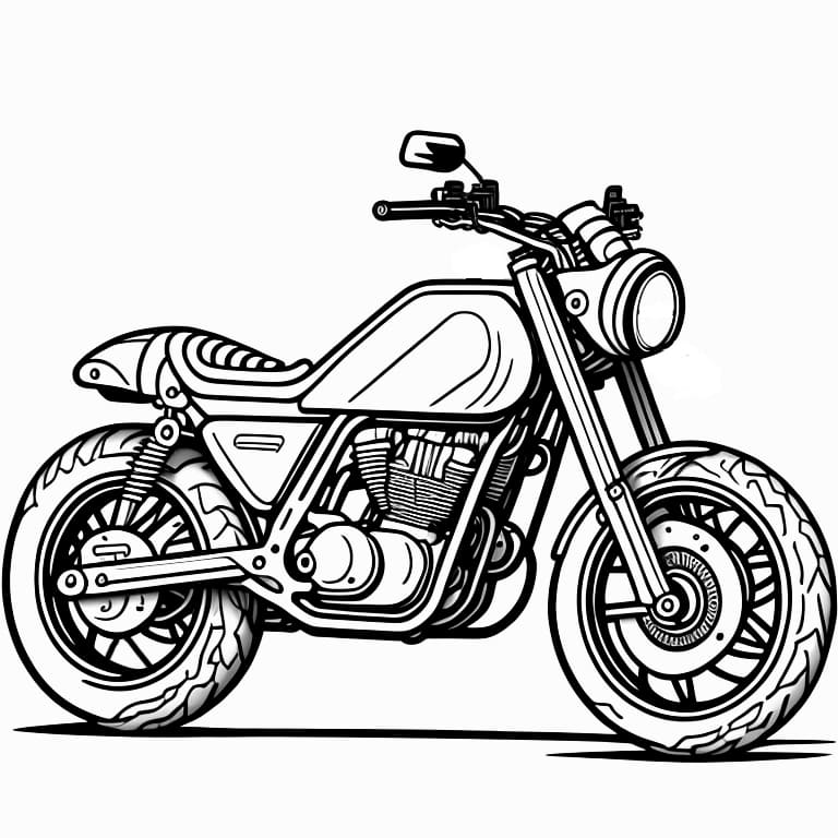 Motorcycles coloring page (24)