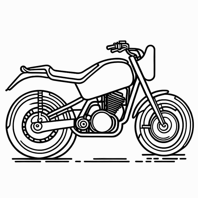 Motorcycles coloring page (25)