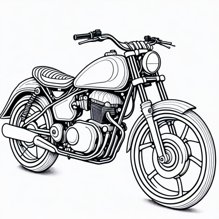 Motorcycles coloring page (28)