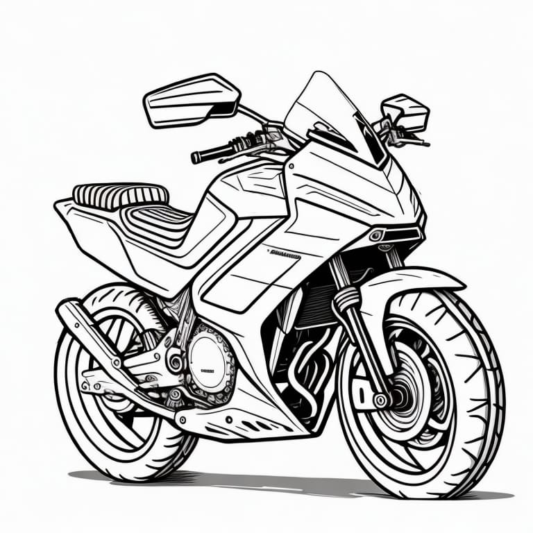 Motorcycles coloring page (29)