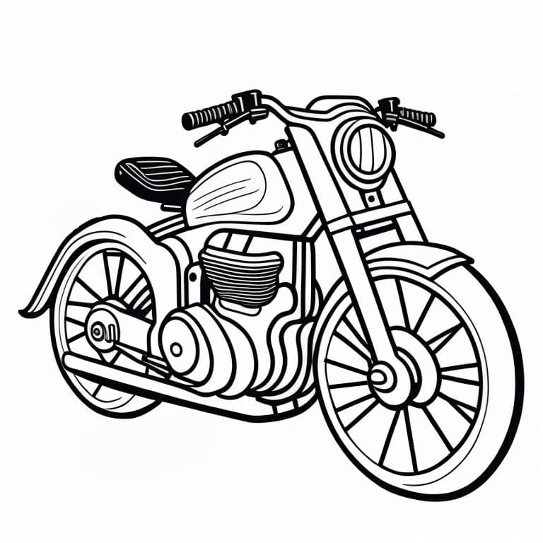 Motorcycles coloring page (31)