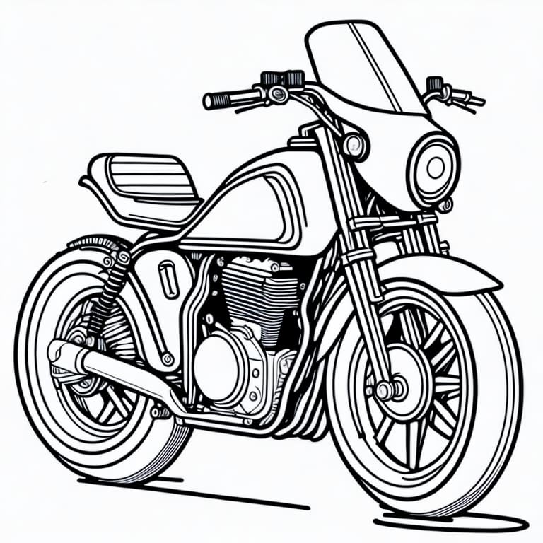 Motorcycles coloring page (32)