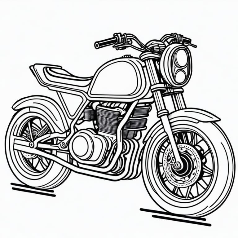 Motorcycles coloring page (33)