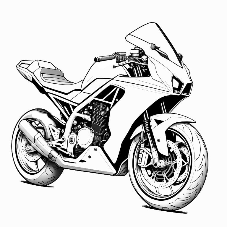 Motorcycles coloring page (34)