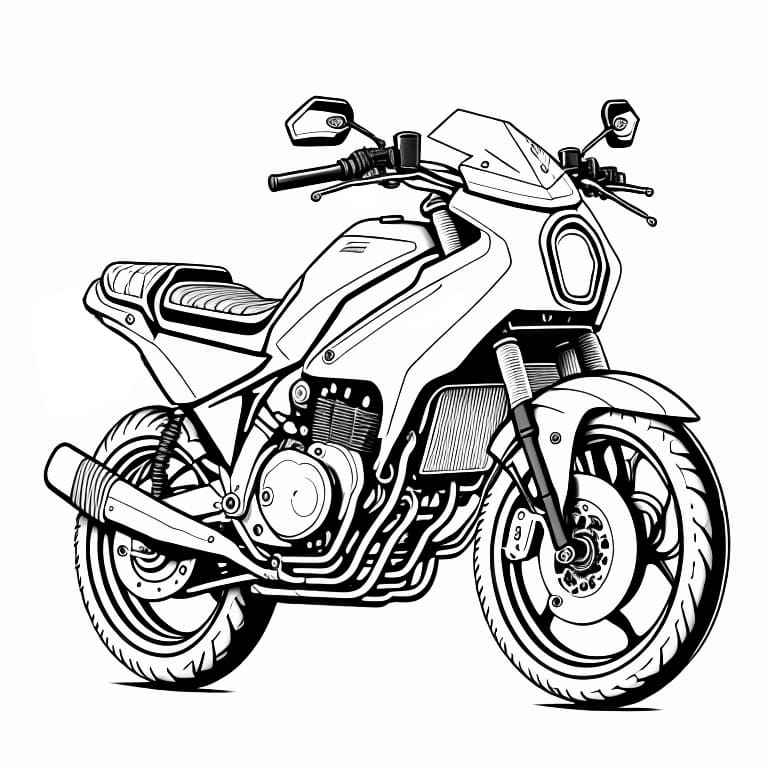 Motorcycles coloring page (35)