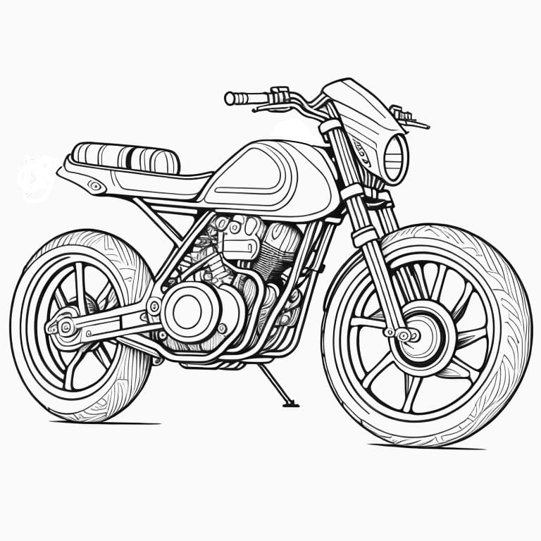 Motorcycles coloring page (37)