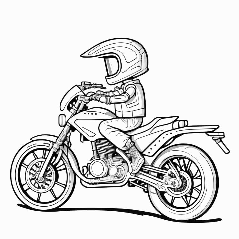 Motorcycles coloring page (40)