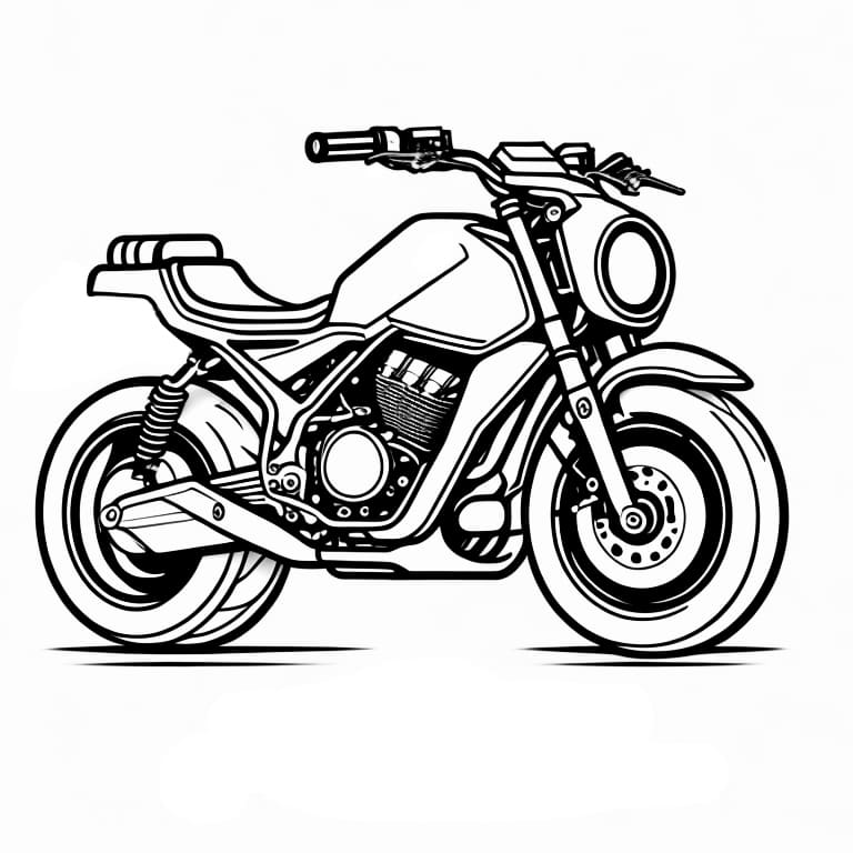 Motorcycles coloring page (42)