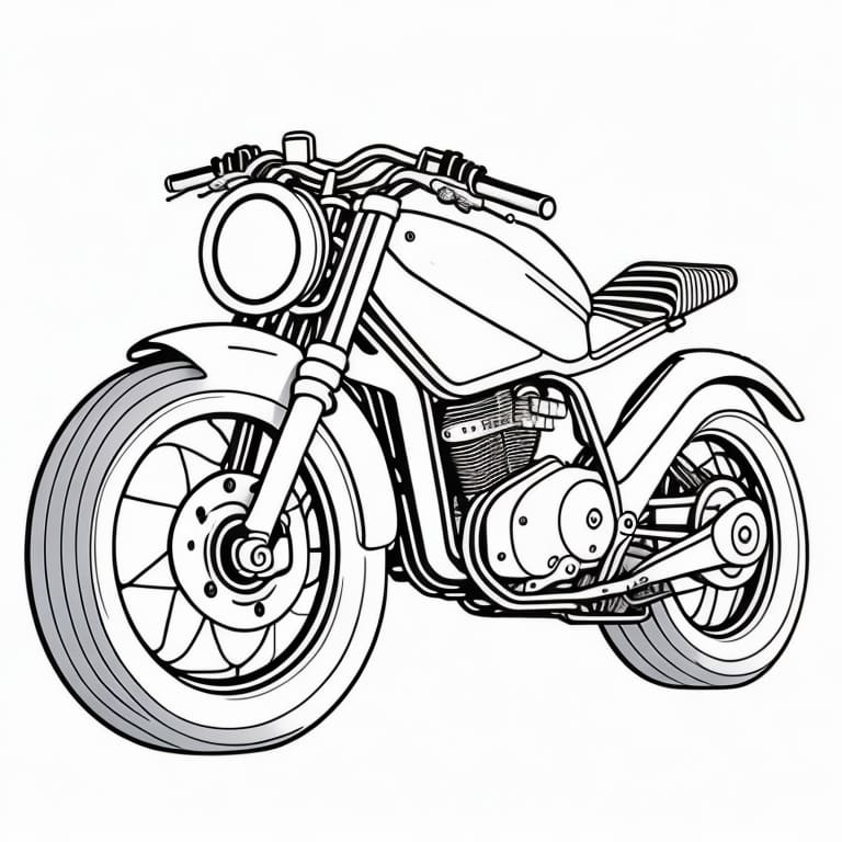 Motorcycles coloring page (43)