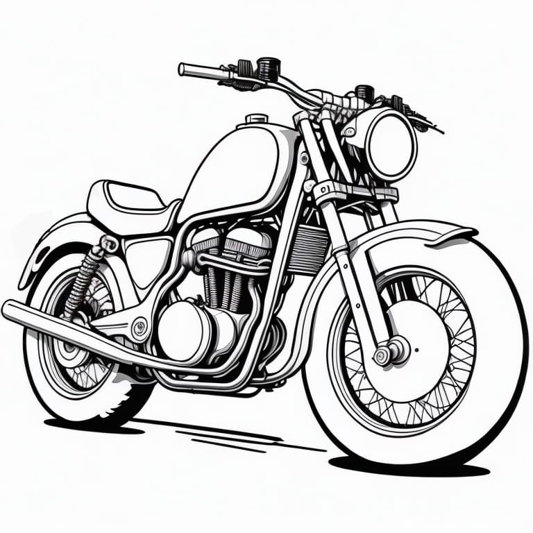 Motorcycles coloring page (48)