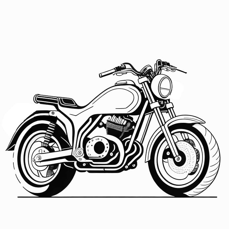 Motorcycles coloring page (49)