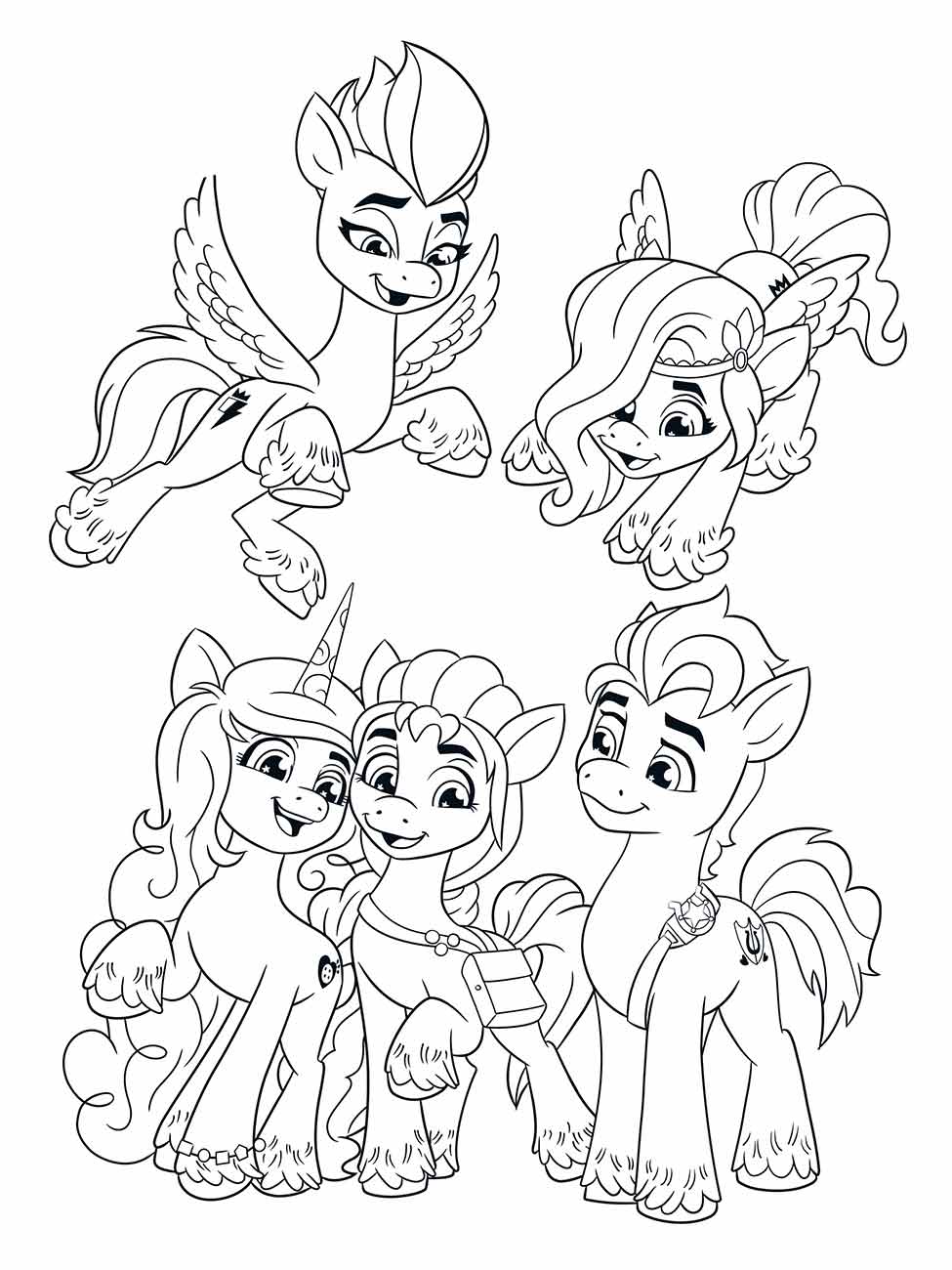 My little pony coloring page (1)