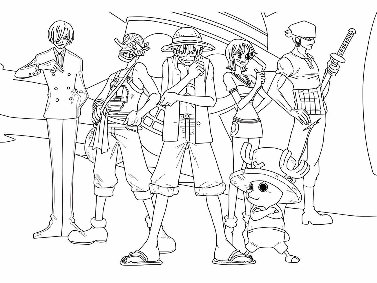 One Piece coloring page (4)