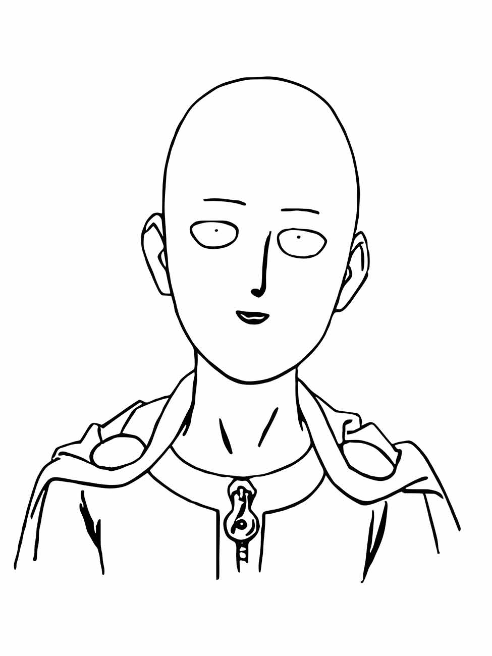 One Punch Man coloring page (12)