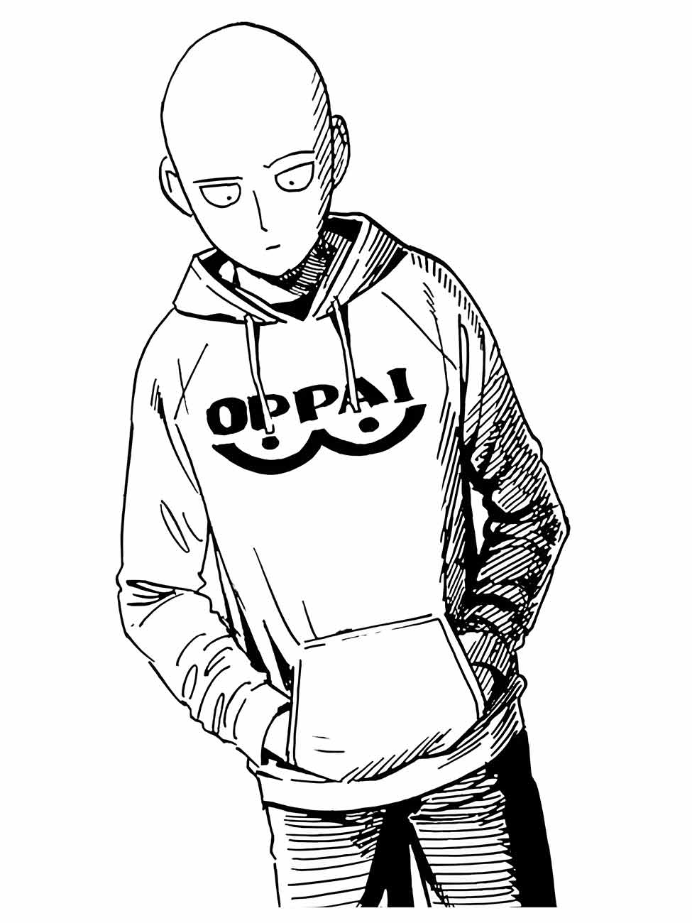 One Punch Man coloring page (13)