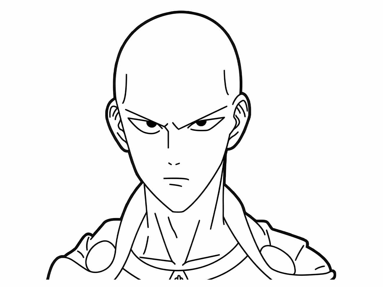 One Punch Man coloring page (22)