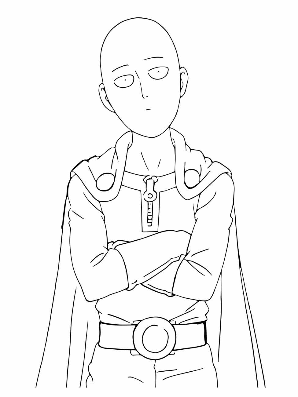 One Punch Man coloring page (3)