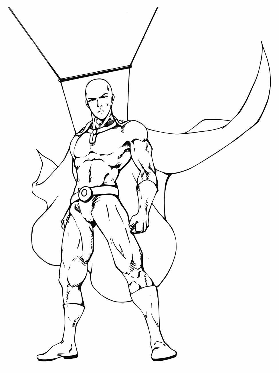 One Punch Man coloring page (38)