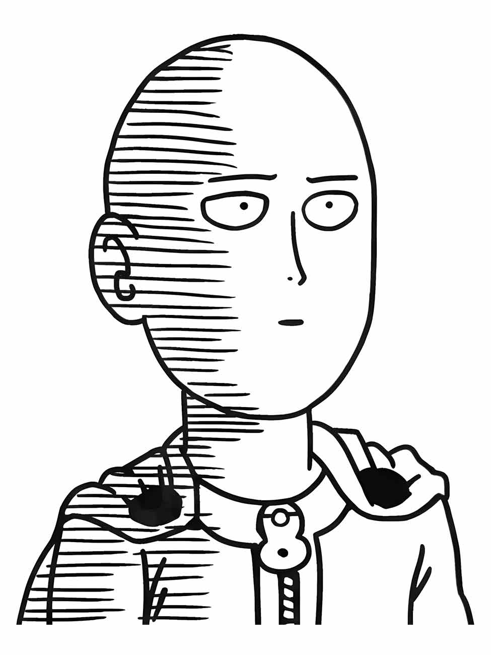 One Punch Man coloring page (4)