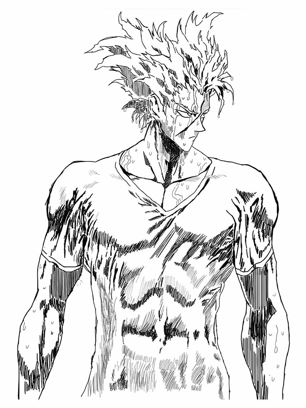 One Punch Man coloring page (7)