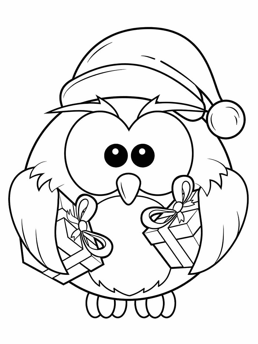 Owl coloring page (36)