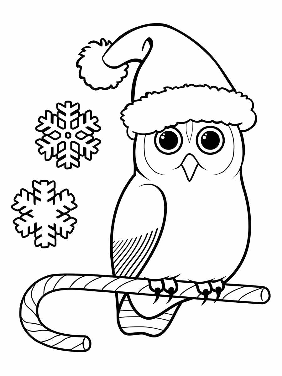 Owl coloring page (44)