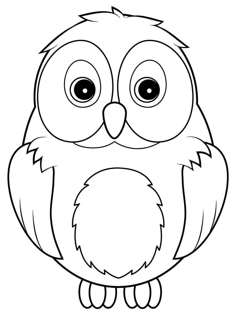 Owl coloring page (47)