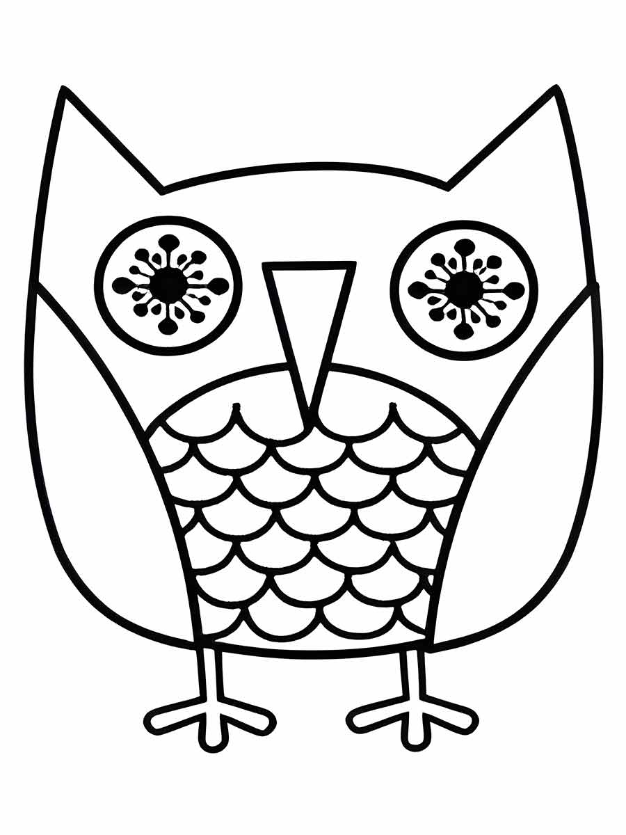 Owl coloring page (48)