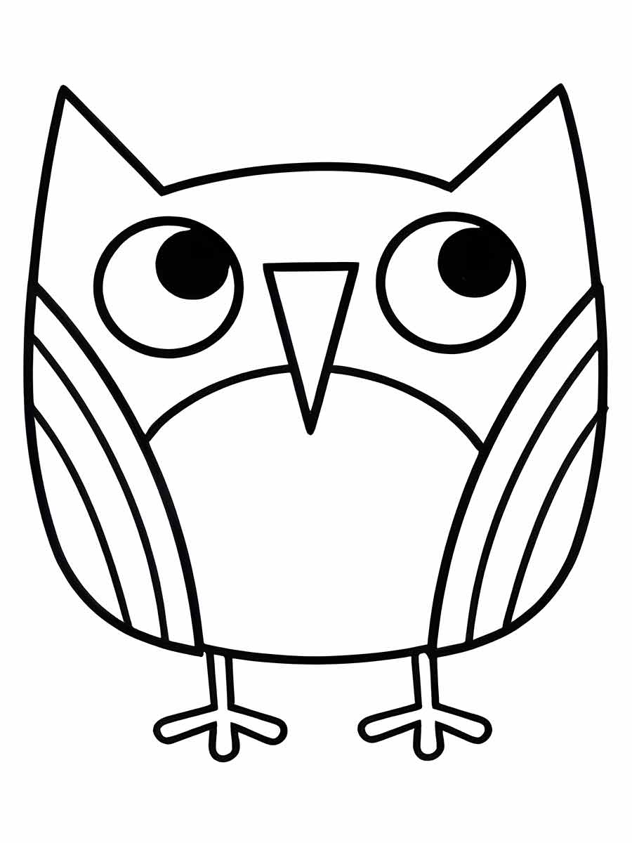 Owl coloring page (50)