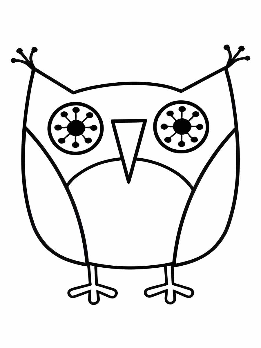 Owl coloring page (51)