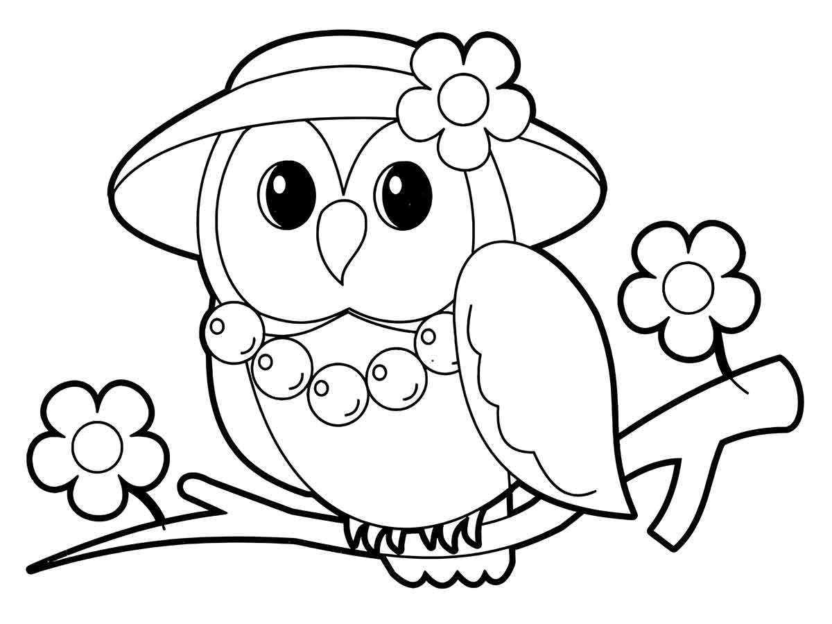 Owl coloring page (52)