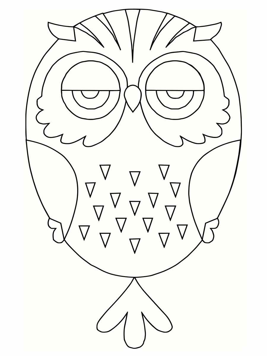 Owl coloring page (53)