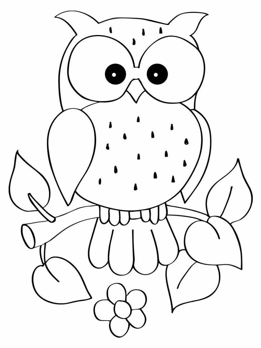 Owl coloring page (54)