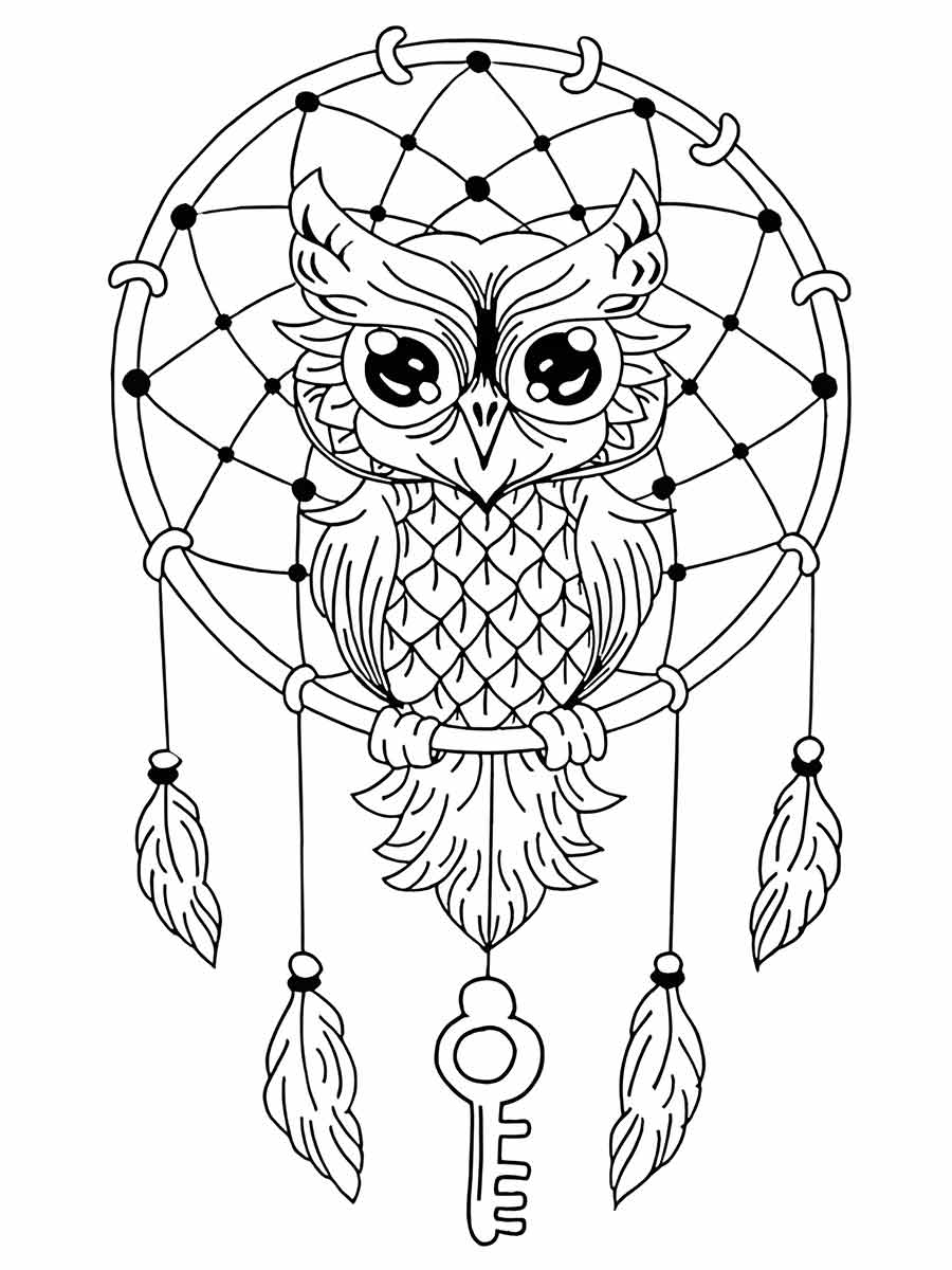 Owl coloring page (55)