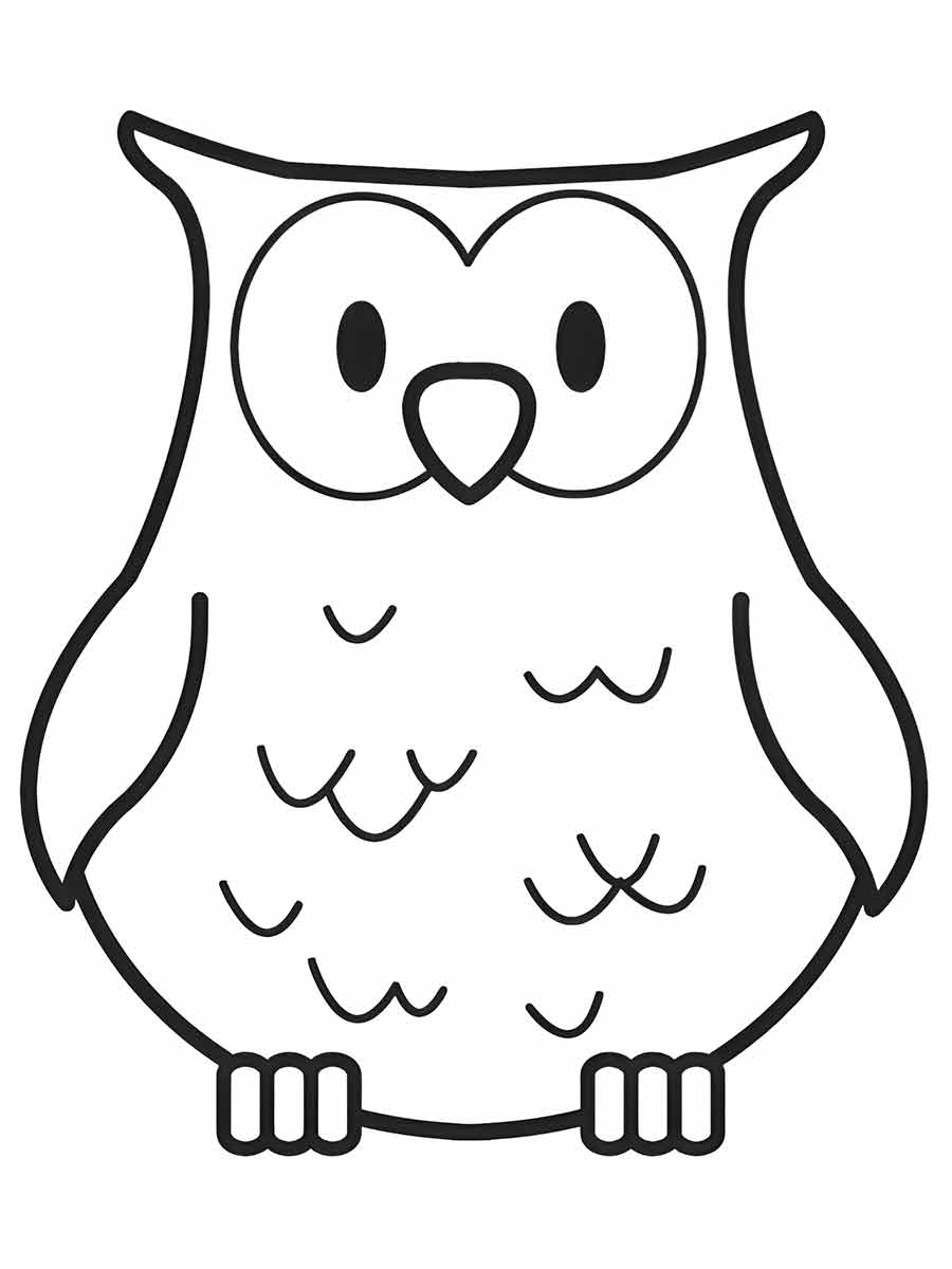 Owl coloring page (56)