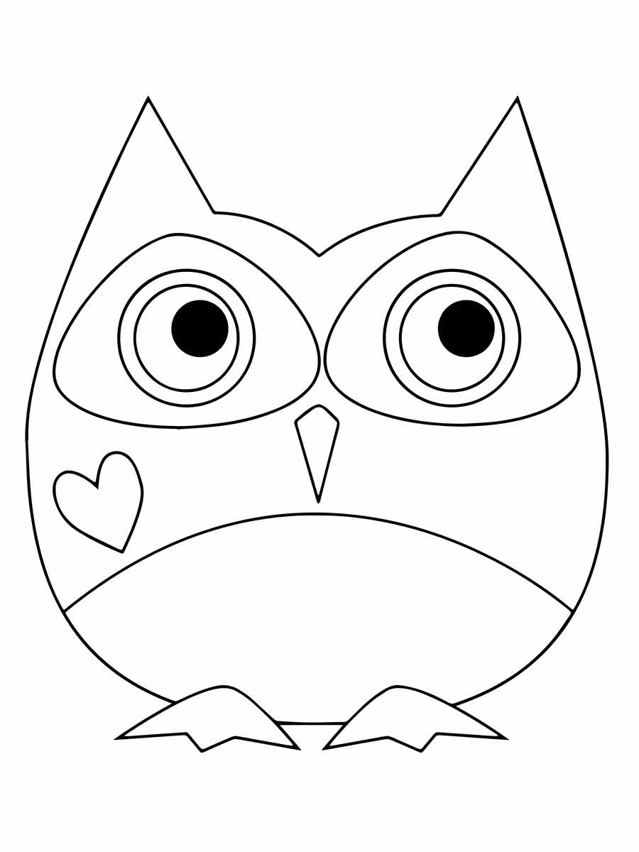 Owl coloring page (58)