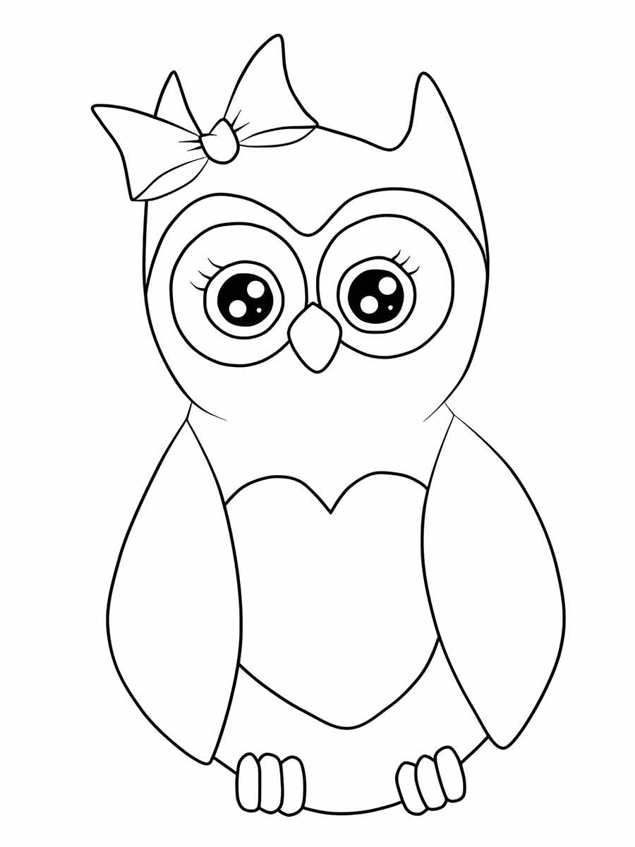 Owl coloring page (62)