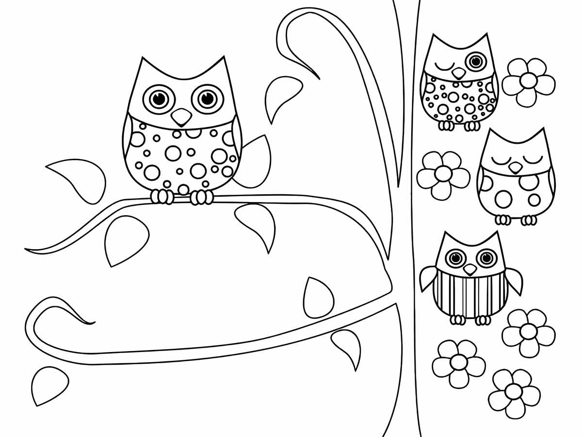 Owl coloring page (75)