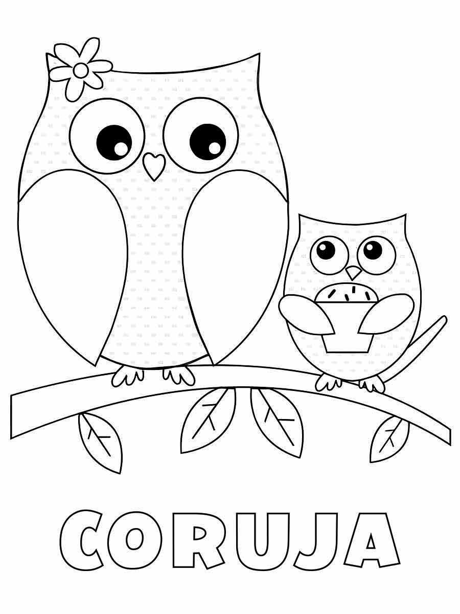 Owl coloring page (80)