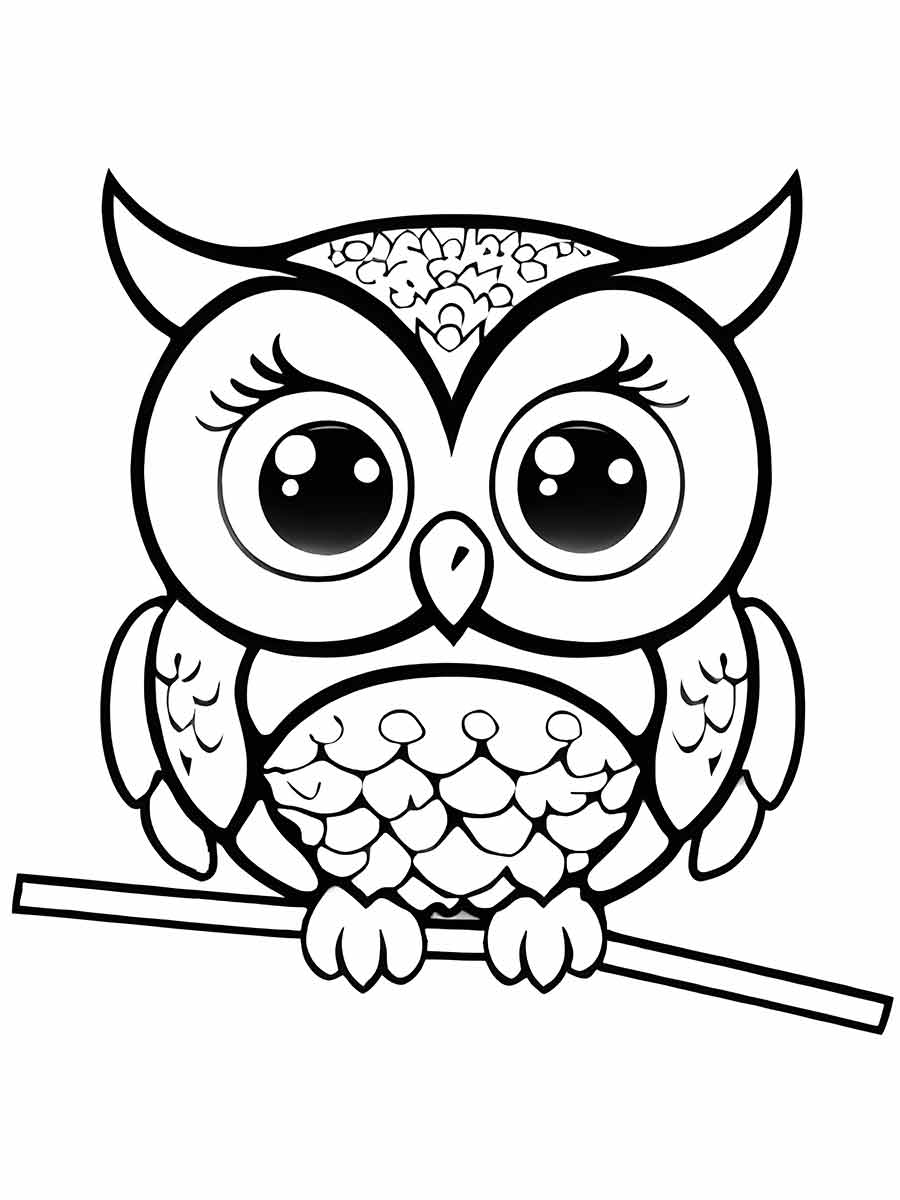 Owl coloring page (81)