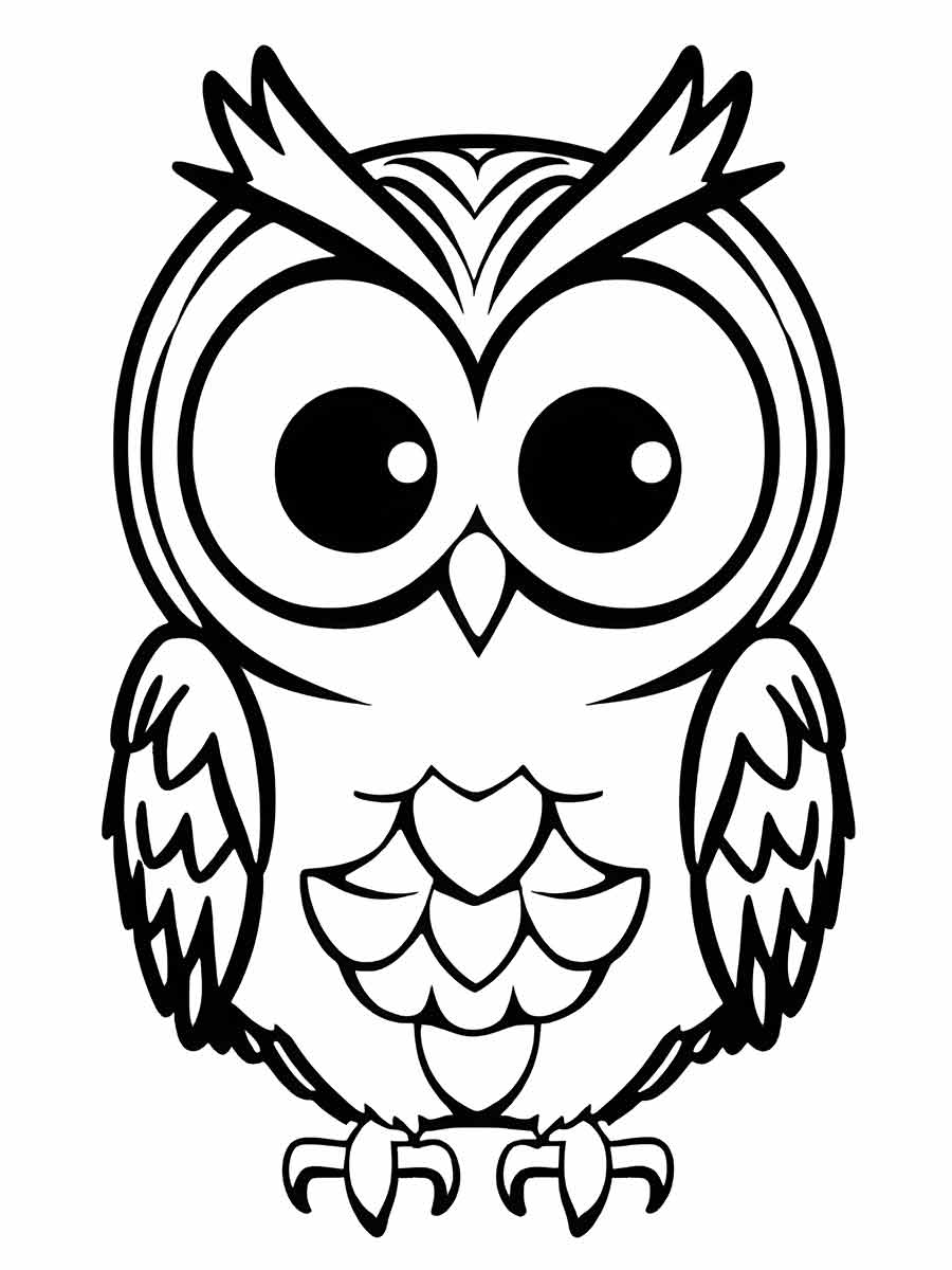 Owl coloring page (84)