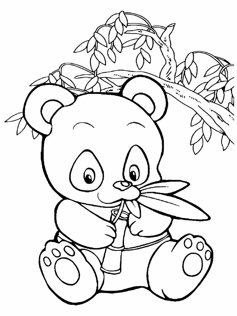 Panda coloring pages (1)